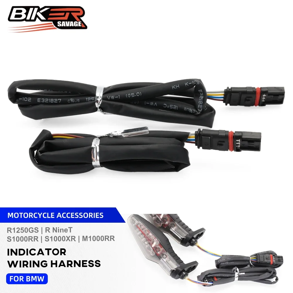 M1000RR Turn Signal Wire Adapters Plug Connectors For BMW S1000XR/XR 1250GS R NineT Rear LED Flasher Tail light Cable Connector
M1000RR Turn Signal Wire Adapters Plug Connectors For BMW S1000XR/XR 1250GS R NineT Rear LED Flasher Tail light Cable Connector