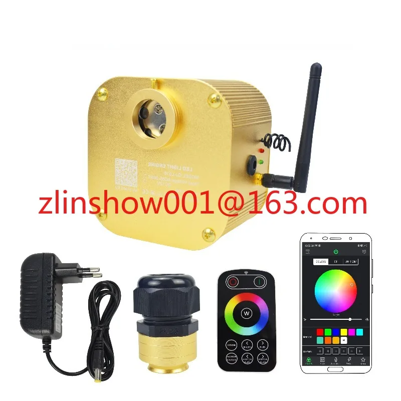 Bluetooth app fiber optic light 16WRGBW voice-activated light source, car star top modification
Bluetooth app fiber optic light 16WRGBW voice-activated light source, car star top modification