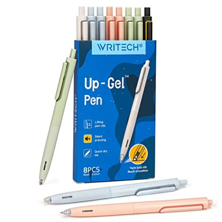 Gel Pens Fine Point: 0.5mm No Smear and Smudge Pen Click for Journaling Sketching Drawing Notetaking Retractable Extra Finepoin
Gel Pens Fine Point: 0.5mm No Smear and Smudge Pen Click for Journaling Sketching Drawing Notetaking Retractable Extra Finepoin