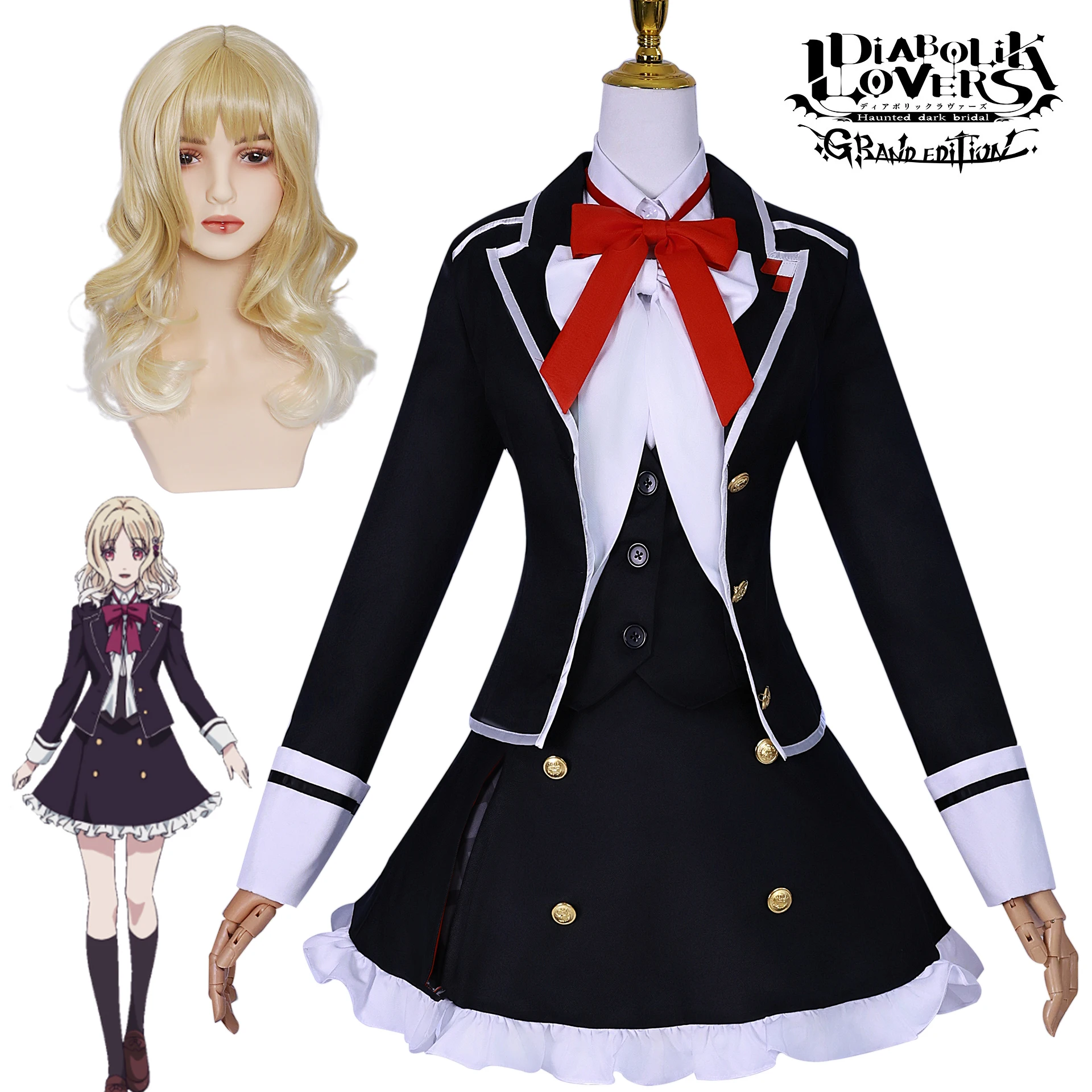 Костюмы для косплея Komori Yui, платье, парик, игра, дьявольский костюм для влюбленных, униформа для Хэллоуина, карнавал, фотоодежда для женщин
Костюмы для косплея Komori Yui, платье, парик, игра, дьявольский костюм для влюбленных, униформа для Хэллоуина, карнавал, фотоодежда для женщин