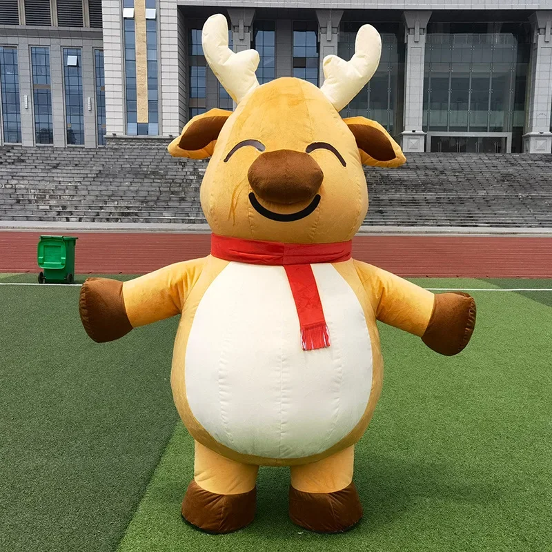 Christmas Cartoon Giant Deer Inflatable Costume Deer Elk Mascot Party Cosplay Plush Doll Dress Xmas Party Carnival 2/2.6/3m
Christmas Cartoon Giant Deer Inflatable Costume Deer Elk Mascot Party Cosplay Plush Doll Dress Xmas Party Carnival 2/2.6/3m