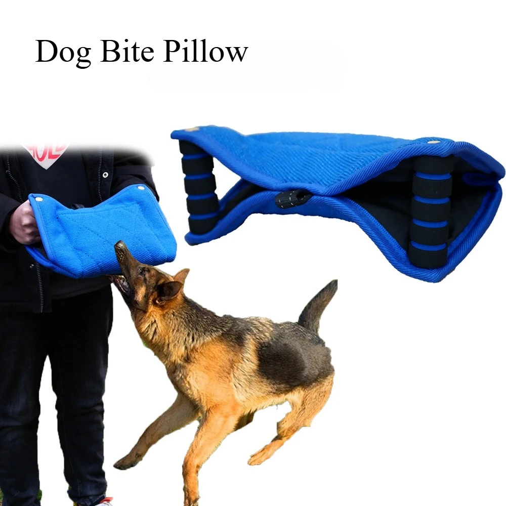 Dog Bite Pillow Jute Training Biting Wedge Sleeves 2 Handle Sturdy Interactive Play Tug of Dogs Toy Tear Resistant for Pet Blue
Dog Bite Pillow Jute Training Biting Wedge Sleeves 2 Handle Sturdy Interactive Play Tug of Dogs Toy Tear Resistant for Pet Blue