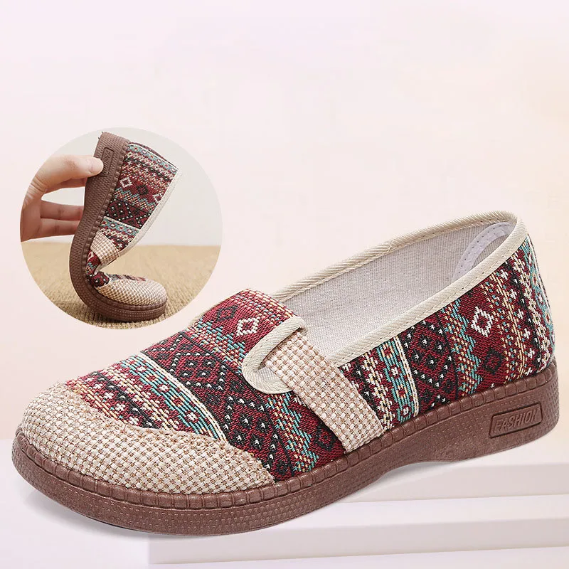 2025 г. женская тканевая обувь. Летняя модная дышащая повседневная обувь. Повседневная удобная мягкая подошва. Легкие туфли без шнуровки на низком каблуке.
2025 г. женская тканевая обувь. Летняя модная дышащая повседневная обувь. Повседневная удобная мягкая подошва. Легкие туфли без шнуровки на низком каблуке.