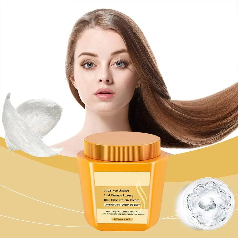 500ml Amino Acid Hair Protein Cream For Repairing Hair Mask Nourishing Softening Hair Long-lasting Moisturizing Hair Mask C H0V2
500ml Amino Acid Hair Protein Cream For Repairing Hair Mask Nourishing Softening Hair Long-lasting Moisturizing Hair Mask C H0V2