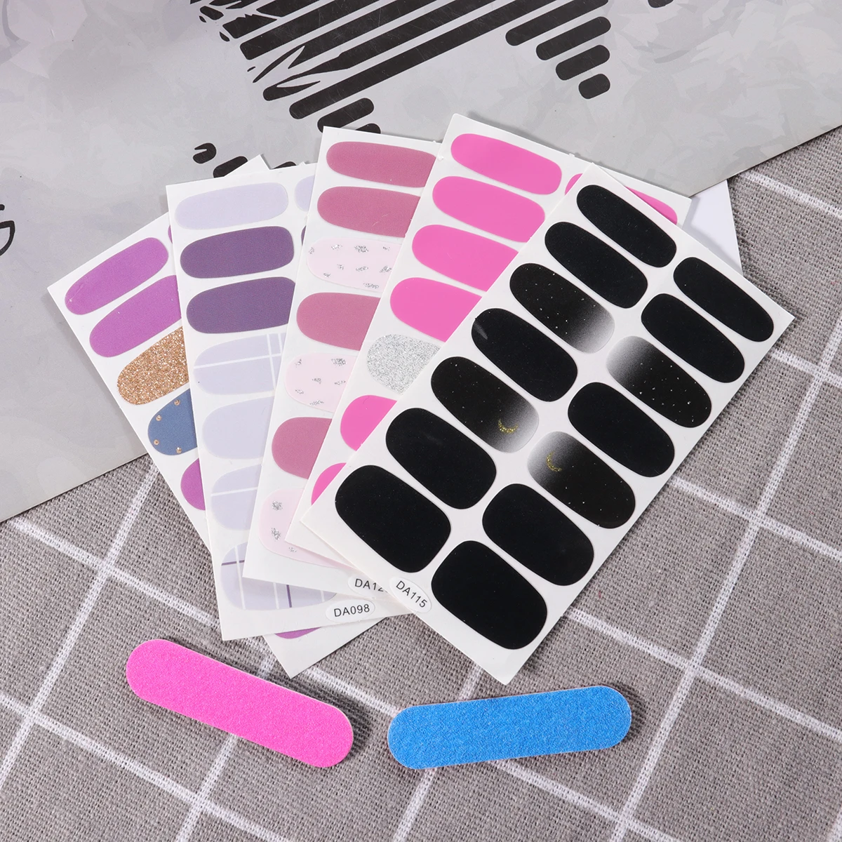 6pcs Beautiful Nail Art Sticker Self Adhesive Decal Decoration DIY Nail Decor for Women Girl(Mixed Style)
6pcs Beautiful Nail Art Sticker Self Adhesive Decal Decoration DIY Nail Decor for Women Girl(Mixed Style)