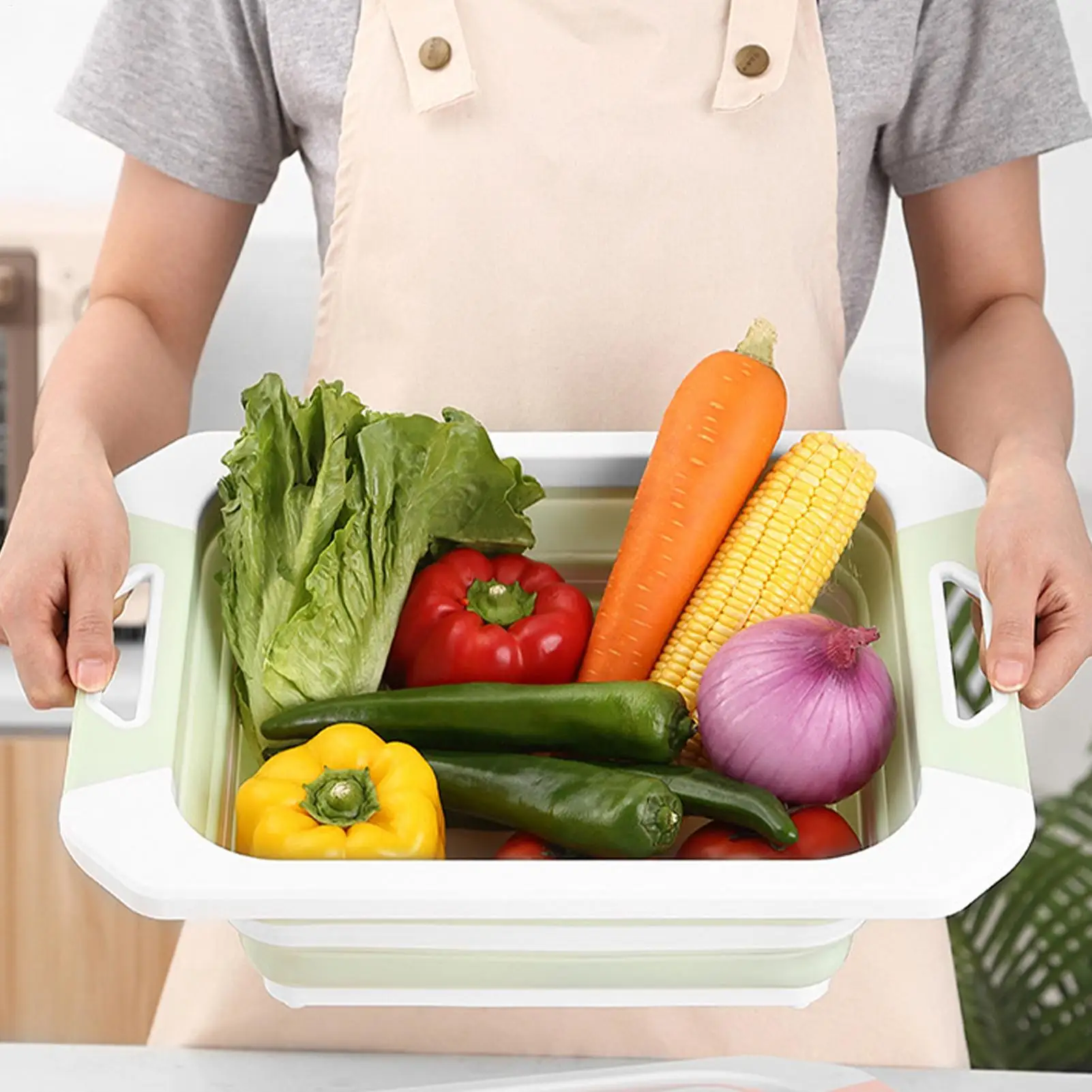 Складная разделочная доска, многофункциональная корзина для приготовления еды, складная разделочная доска, раковина для мяса, фруктов, овощей, барбекю, пикника на заднем дворе
Складная разделочная доска, многофункциональная корзина для приготовления еды, складная разделочная доска, раковина для мяса, фруктов, овощей, барбекю, пикника на заднем дворе