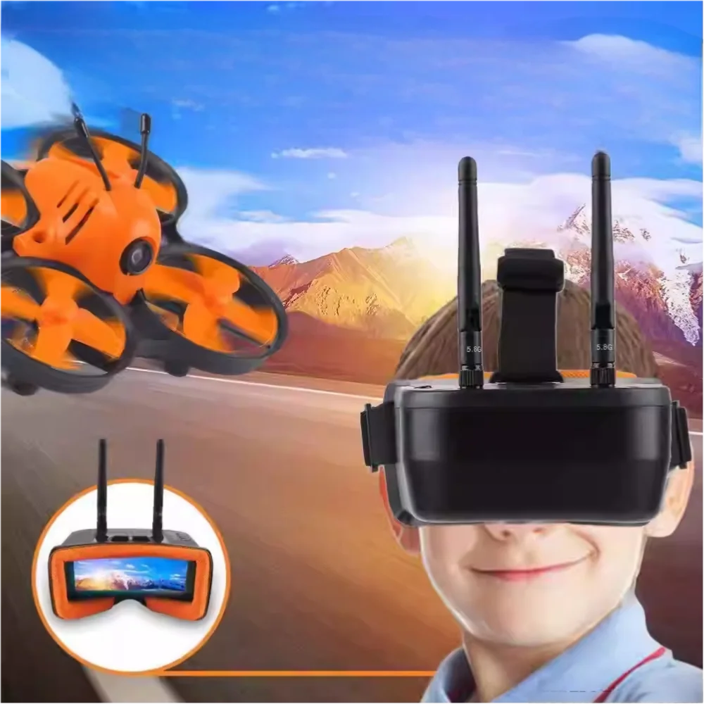 VR009 Auto-Searching Mini FPV Goggles 5.8G 40CH Double Antennas 3.0 Inch 480*320 LCD Screen Lipo Battery For RC Drone
VR009 Auto-Searching Mini FPV Goggles 5.8G 40CH Double Antennas 3.0 Inch 480*320 LCD Screen Lipo Battery For RC Drone