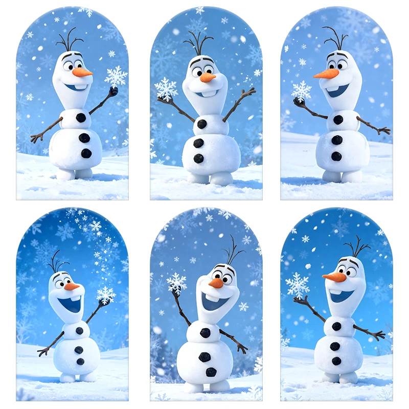 TB Frozen Cute Olaf Arch Backdrop Cover Spandex Fabric Customised for Child Girl Birthday Party Baby Shower Background Decor
TB Frozen Cute Olaf Arch Backdrop Cover Spandex Fabric Customised for Child Girl Birthday Party Baby Shower Background Decor