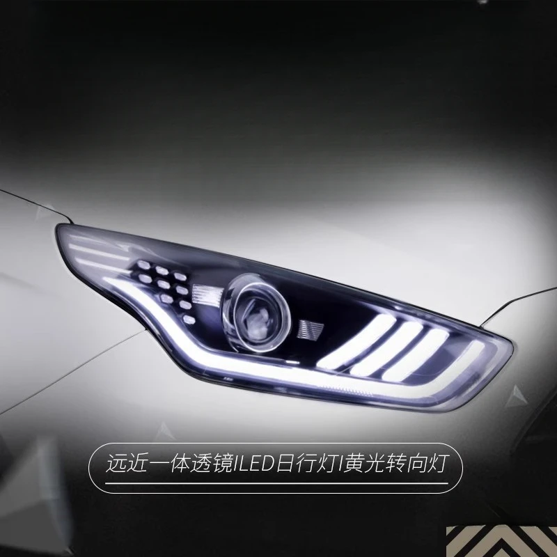 Suitable for Ford Escort Headlight Assembly Modified Mustang Style LED Daytime Running Light Bi-Optic Lens Xenon Headlight
Suitable for Ford Escort Headlight Assembly Modified Mustang Style LED Daytime Running Light Bi-Optic Lens Xenon Headlight
