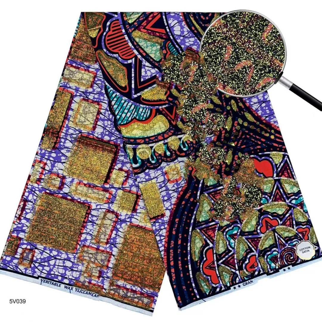 2025 Nigerian Golden-Wax Print African Fabrics High Quality for Patchwork New Style Fabric for Clothing Home Decor T8-9
2025 Nigerian Golden-Wax Print African Fabrics High Quality for Patchwork New Style Fabric for Clothing Home Decor T8-9