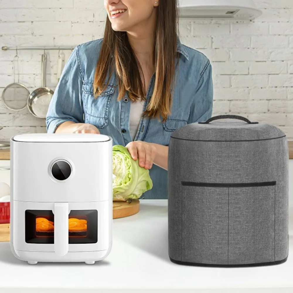 Oxford Cloth Air Fryer Dust Cover with Pocket Oil-resistant Kitchen Pressure Cooker Cover Reusable Washable
Oxford Cloth Air Fryer Dust Cover with Pocket Oil-resistant Kitchen Pressure Cooker Cover Reusable Washable