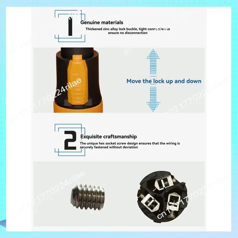 A17Z Yellow IP65 Grade Waterproof 3Pins True Locking Connector Plug Jack 10Pcs NAC3FX-W NAC3MX-W PA66 Material 10 Male Plugs
A17Z Yellow IP65 Grade Waterproof 3Pins True Locking Connector Plug Jack 10Pcs NAC3FX-W NAC3MX-W PA66 Material 10 Male Plugs