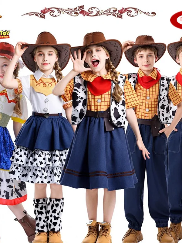 Игрушка для выступлений на Хэллоуин для мальчиков, детский ковбойский костюм COS, костюм из полиэфирного волокна, лето 2025 г. 
Игрушка для выступлений на Хэллоуин для мальчиков, детский ковбойский костюм COS, костюм из полиэфирного волокна, лето 2025 г.