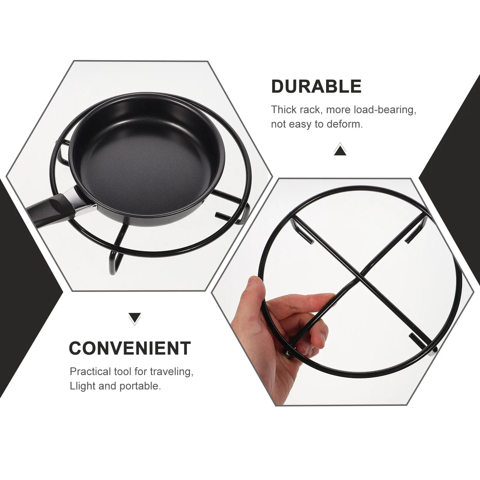 1pc Camping Equipment Multifunctional Iron Pot Rack Thick Non-Slip Cooking Rack Barbecue Shelf Outdoor Home Use Heat Insulation 
1pc Camping Equipment Multifunctional Iron Pot Rack Thick Non-Slip Cooking Rack Barbecue Shelf Outdoor Home Use Heat Insulation