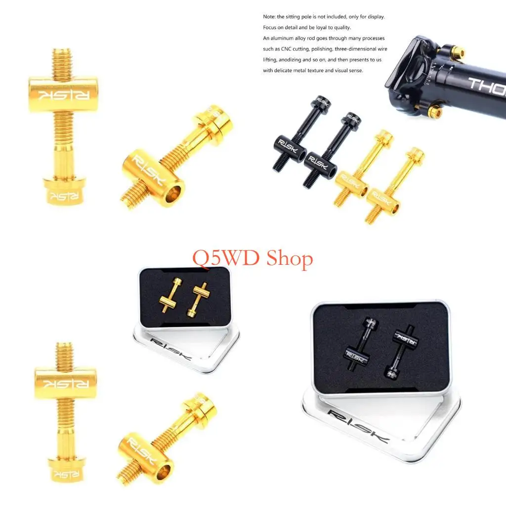 Q5WD Sturdy Ti M5x30mm Набор болтов и гаек с шайбами для подседельного штыря Ec90 Ec70
Q5WD Sturdy Ti M5x30mm Набор болтов и гаек с шайбами для подседельного штыря Ec90 Ec70