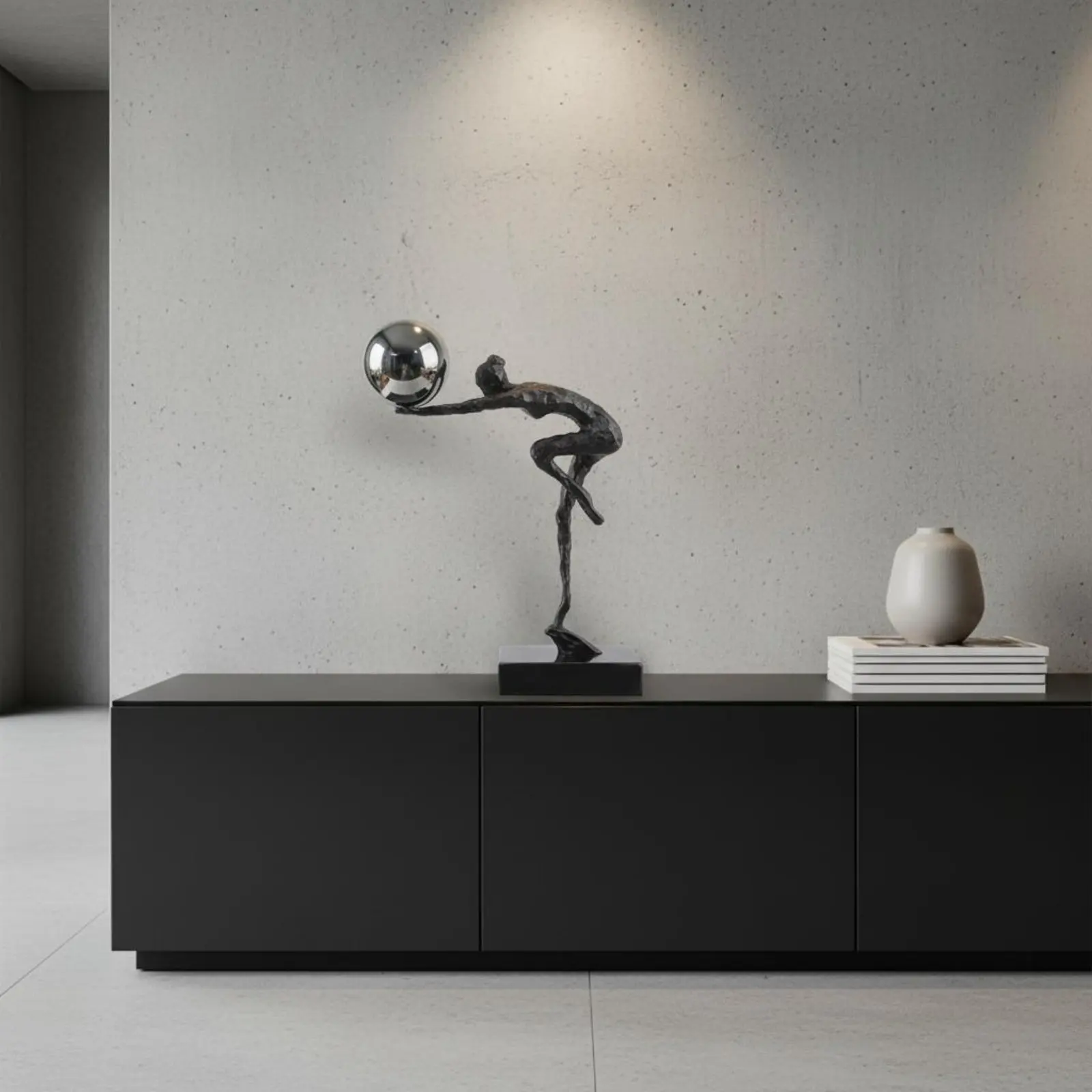 Cast Iron Decor Sculpture Metal Texture Abstract Dancer Figurine Gymnast Statue Eye-Catching Display Gymnastic Pose Sculpture
Cast Iron Decor Sculpture Metal Texture Abstract Dancer Figurine Gymnast Statue Eye-Catching Display Gymnastic Pose Sculpture