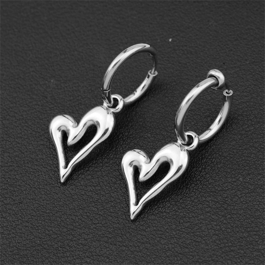 1/3pairs Irregular Hollow Loving Earrings Metal Stainless Steel Lava Heart Shaped Chic Accessories For Women Party Gift No Fade
1/3pairs Irregular Hollow Loving Earrings Metal Stainless Steel Lava Heart Shaped Chic Accessories For Women Party Gift No Fade