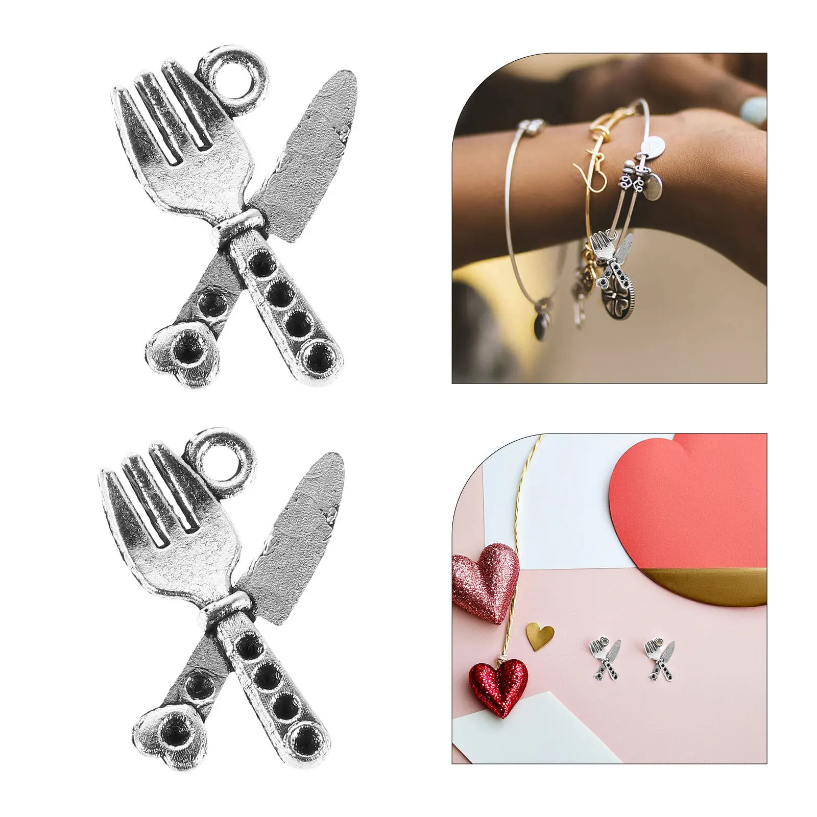 100 шт. винтажных мини-подвесок из сплава в виде столовых приборов для изготовления ювелирных изделий своими руками: ожерелий, браслетов, брелоков и аксессуаров
100 шт. винтажных мини-подвесок из сплава в виде столовых приборов для изготовления ювелирных изделий своими руками: ожерелий, браслетов, брелоков и аксессуаров