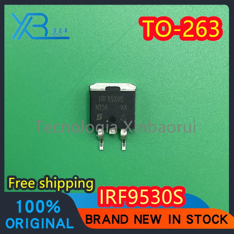 (5/20pieces) IRF9530S IRF9530 F9530S 14A 100V TO263 P-channel MOS tube field effect tube brand new and original Free shipping 
(5/20pieces) IRF9530S IRF9530 F9530S 14A 100V TO263 P-channel MOS tube field effect tube brand new and original Free shipping