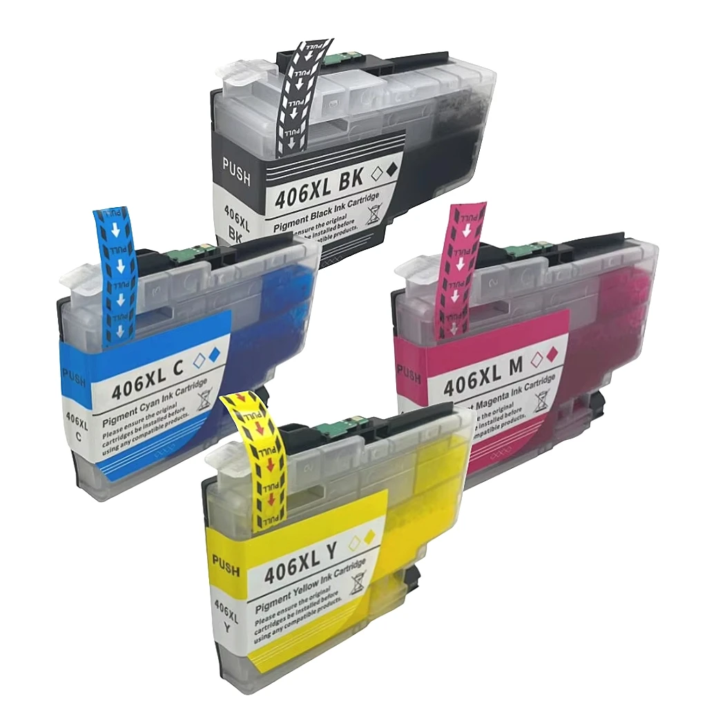 Полностью совместимый картридж America LC406 LC406XL для принтеров Brother J5855 J5955 J6555 J6955 HL-JF1 MFC-J4335 J4345 J4535 
Полностью совместимый картридж America LC406 LC406XL для принтеров Brother J5855 J5955 J6555 J6955 HL-JF1 MFC-J4335 J4345 J4535