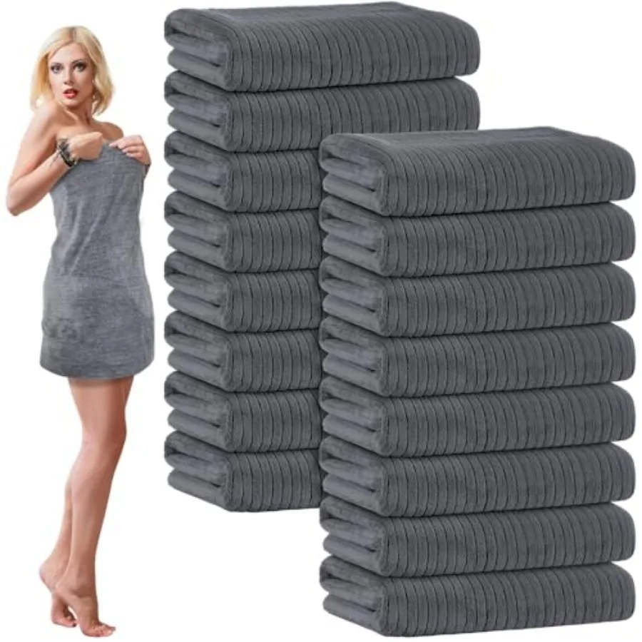 Pack Microfiber Bath Towels Bulk 27'' x 60'' Oversized Size Bath Towel Highly Absorbent Extra Large Soft Drying for Beach Showe
Pack Microfiber Bath Towels Bulk 27'' x 60'' Oversized Size Bath Towel Highly Absorbent Extra Large Soft Drying for Beach Showe