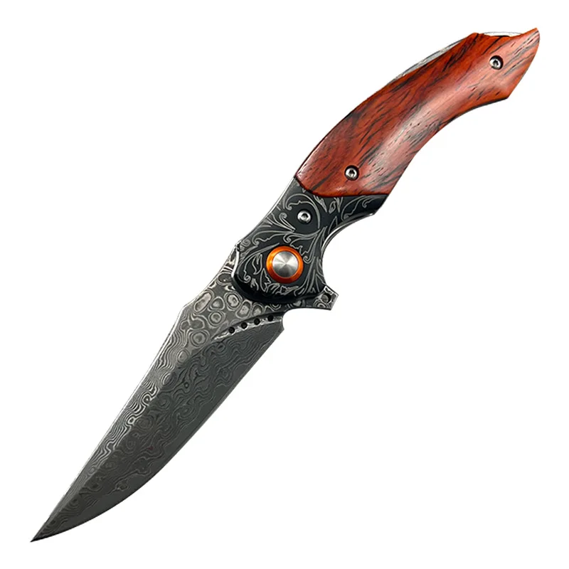 Damascus Steel Folding Tool Outdoor Portable Survival Utensil Camping Fruit Cutting Equipment
Damascus Steel Folding Tool Outdoor Portable Survival Utensil Camping Fruit Cutting Equipment
