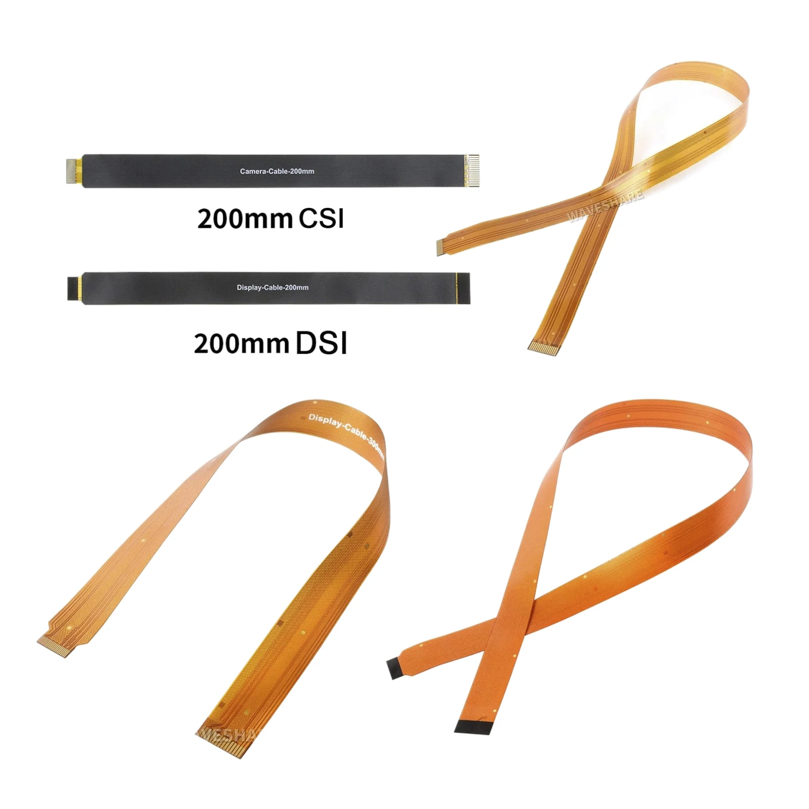 5PCS Wavesshare Raspberry Pi 5 FPC Cable 22Pin to 15Pin - 200/300/500mm Length Options for DSI/CSI Display & Camera Connection
5PCS Wavesshare Raspberry Pi 5 FPC Cable 22Pin to 15Pin - 200/300/500mm Length Options for DSI/CSI Display & Camera Connection