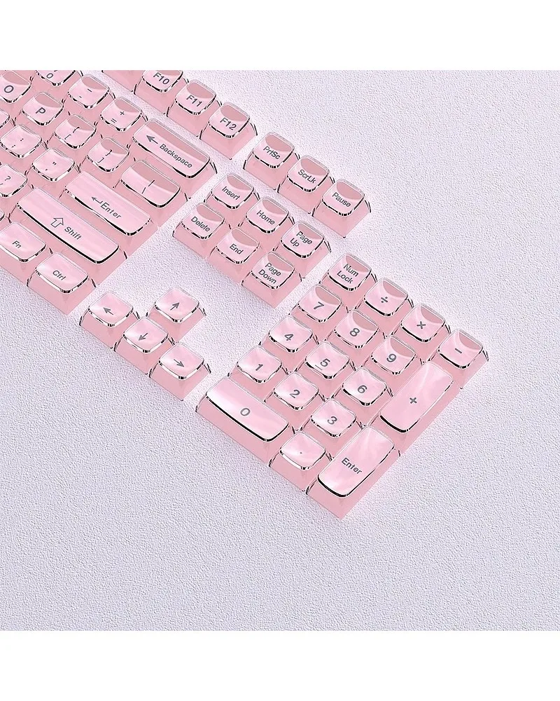Dreamy Jelly Pink MDA Ergonomic Keycaps 130 Keys Full Small Layout PC Frosted Transparent Magnetic Axis Keyboard
Dreamy Jelly Pink MDA Ergonomic Keycaps 130 Keys Full Small Layout PC Frosted Transparent Magnetic Axis Keyboard