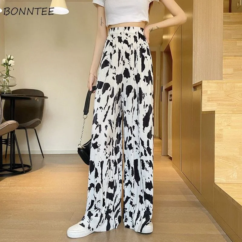 Pants Women Fashion Cozy Chic Summer High Waist Female Casual All-match Cow-striped Couple Mujer Popular Mopping Basic Ulzzang
Pants Women Fashion Cozy Chic Summer High Waist Female Casual All-match Cow-striped Couple Mujer Popular Mopping Basic Ulzzang