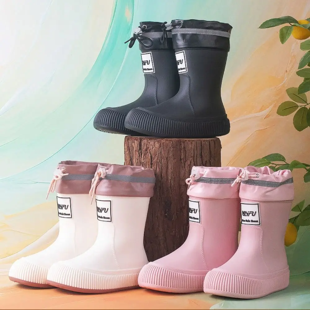 Trend Letter Rain Boots Women Waterproof Anti Slip Cartoon Rainshoes Streetwear Mid-leg Boots Calf Galoshes Snowing
Trend Letter Rain Boots Women Waterproof Anti Slip Cartoon Rainshoes Streetwear Mid-leg Boots Calf Galoshes Snowing