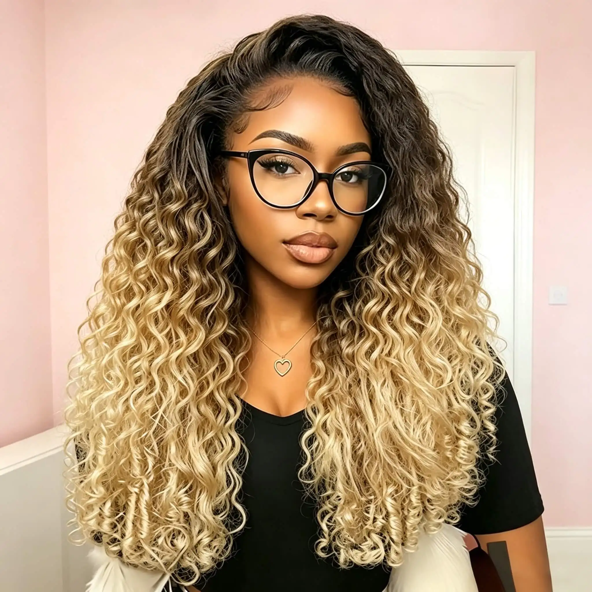 Synthetic Long Curly Wigs Curly Wigs for Women Ombre Curly Wig Natural Middle Part Wigs Long Curly Hair Wigs 30inch Hair Wig
Synthetic Long Curly Wigs Curly Wigs for Women Ombre Curly Wig Natural Middle Part Wigs Long Curly Hair Wigs 30inch Hair Wig