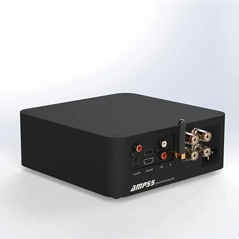 AMP55 70W*2 Hifi Fever Bluetooth Mini Home Desktop Audio Amplifier HDMI USB U Disk Lossless Music Decoding Digital Player
AMP55 70W*2 Hifi Fever Bluetooth Mini Home Desktop Audio Amplifier HDMI USB U Disk Lossless Music Decoding Digital Player