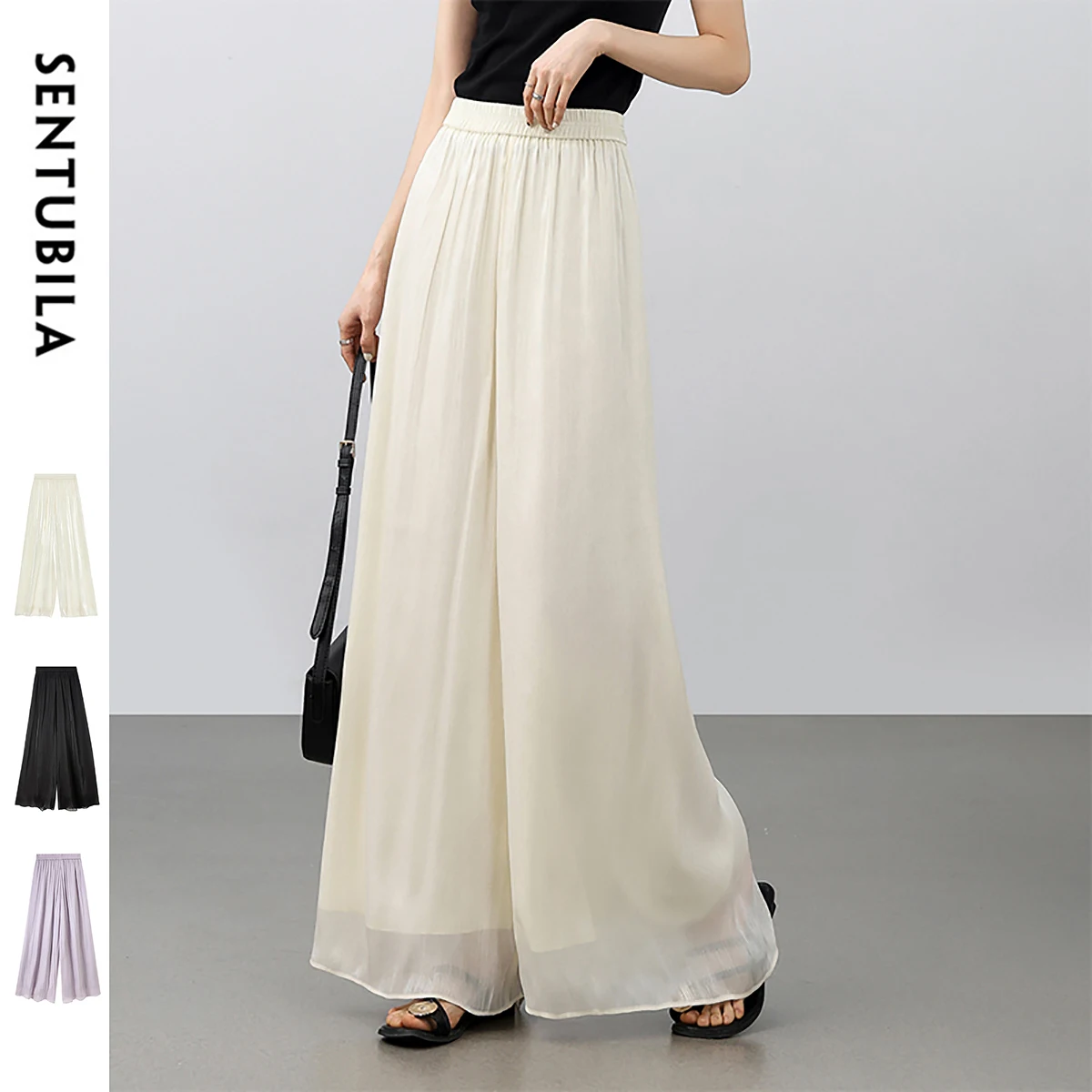 SENTUBILA Loose Long Skirt Pants Women 2025 Summer Office High-Waist Solid Casual Pant Elegant Lightweight Trousers 151K73620
SENTUBILA Loose Long Skirt Pants Women 2025 Summer Office High-Waist Solid Casual Pant Elegant Lightweight Trousers 151K73620