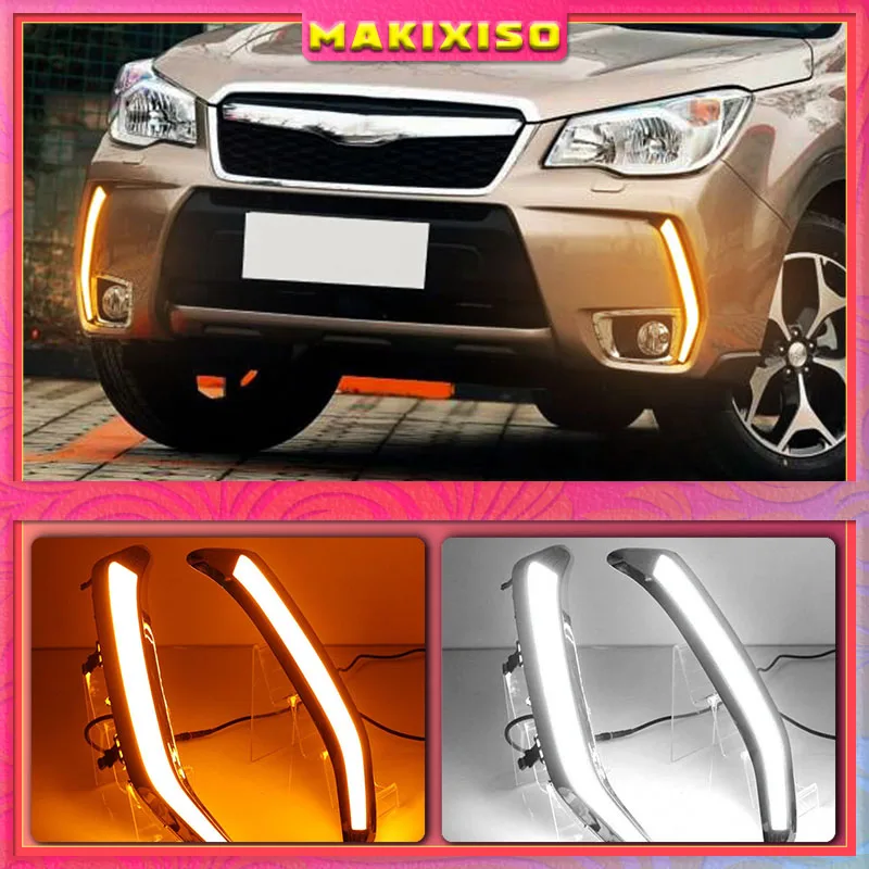 For Subaru Forester 2013-2018 LED DRL Daytime Running Light Daylight Waterproof yellow Signal
For Subaru Forester 2013-2018 LED DRL Daytime Running Light Daylight Waterproof yellow Signal