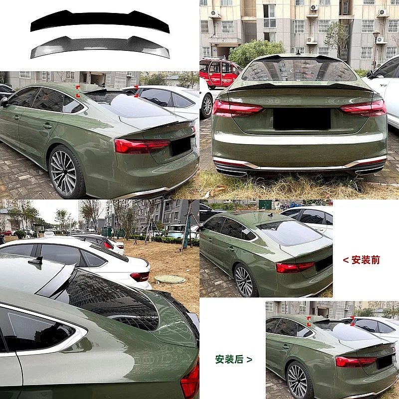 Fits Audi A5 S5 RS5 F5 Sportback 2017-2024 Roof Spoiler Lip Rear Trunk Wing
Fits Audi A5 S5 RS5 F5 Sportback 2017-2024 Roof Spoiler Lip Rear Trunk Wing