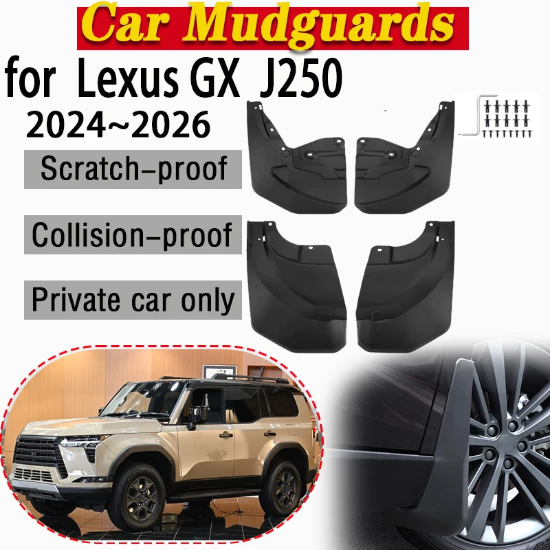 Car Mud Flaps For Lexus GX 550 Accessories 460 470 2024 2025 2026 Front Wheel Mudguards Splash Guard Anti-splash Car Accessories
Car Mud Flaps For Lexus GX 550 Accessories 460 470 2024 2025 2026 Front Wheel Mudguards Splash Guard Anti-splash Car Accessories