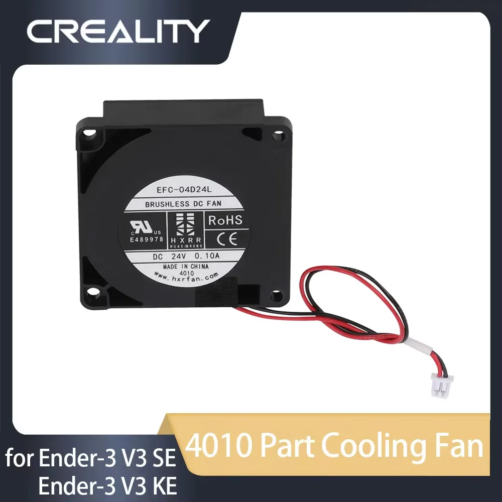 Оригинальный охлаждающий вентилятор Creality 4010 для Ender-3 V3 SE_Ender-3 V3 KE, детали 3d-принтера, 24 В, охлаждающий вентилятор, аксессуары для 3D-принтеров
Оригинальный охлаждающий вентилятор Creality 4010 для Ender-3 V3 SE_Ender-3 V3 KE, детали 3d-принтера, 24 В, охлаждающий вентилятор, аксессуары для 3D-принтеров
