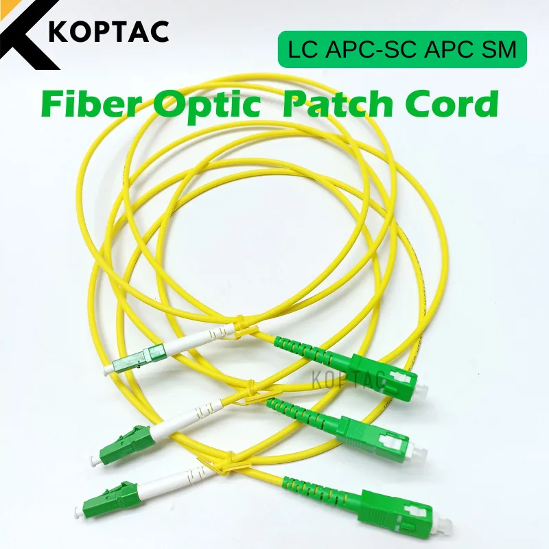 10PCS Fiber Optic Patch Cord LC/ APC-SC/ APC Simplex SC APC - LC APC Single-Mode 9/125 SM Fiber Optical Jumper Cable FTTH
10PCS Fiber Optic Patch Cord LC/ APC-SC/ APC Simplex SC APC - LC APC Single-Mode 9/125 SM Fiber Optical Jumper Cable FTTH