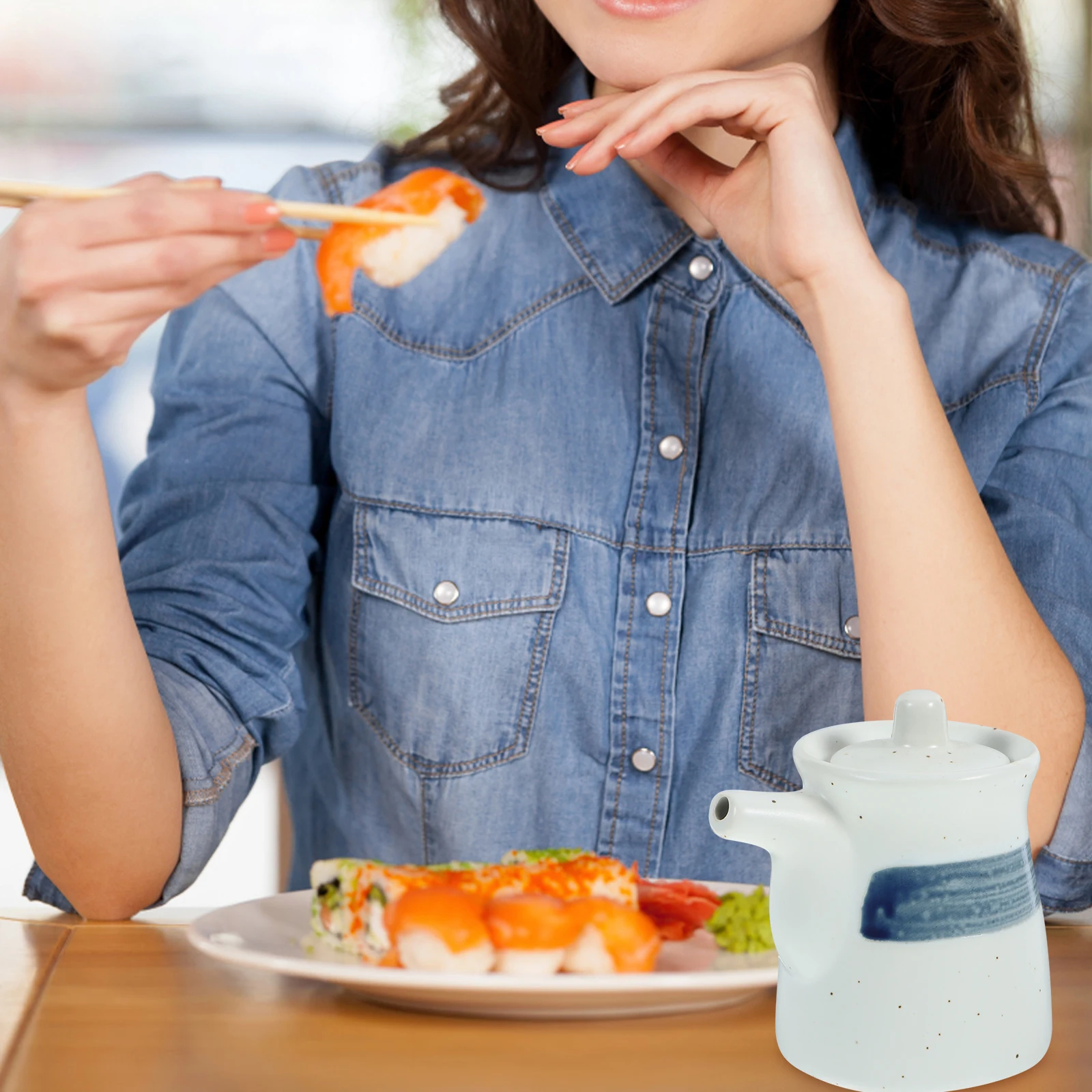 Japanese Vinegar Bottle Ceramic Oil Dispenser Kitchen Supplies Reusable Smooth Grinding Sealed Easy Clean
Japanese Vinegar Bottle Ceramic Oil Dispenser Kitchen Supplies Reusable Smooth Grinding Sealed Easy Clean