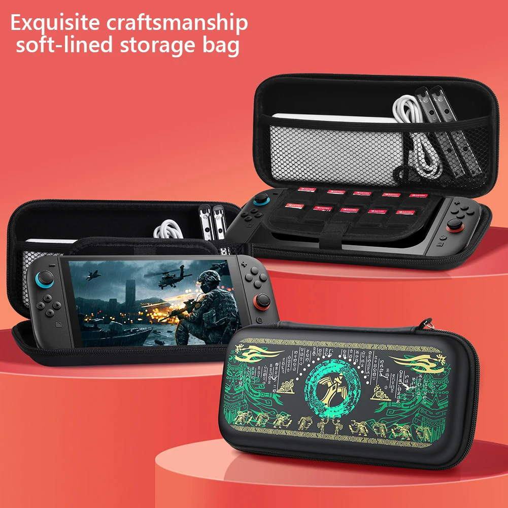 Hard Carry Case Zipper Handbag for Nintendo for Switch 2 Anti-scratch Portable Storage Bag Carrying Bag Game Console Accessories
Hard Carry Case Zipper Handbag for Nintendo for Switch 2 Anti-scratch Portable Storage Bag Carrying Bag Game Console Accessories