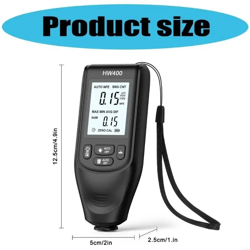 Thickness Gauges Professional Thickness Gauges FE NFE Paint Gauges Large Display Y4QC 
Thickness Gauges Professional Thickness Gauges FE NFE Paint Gauges Large Display Y4QC