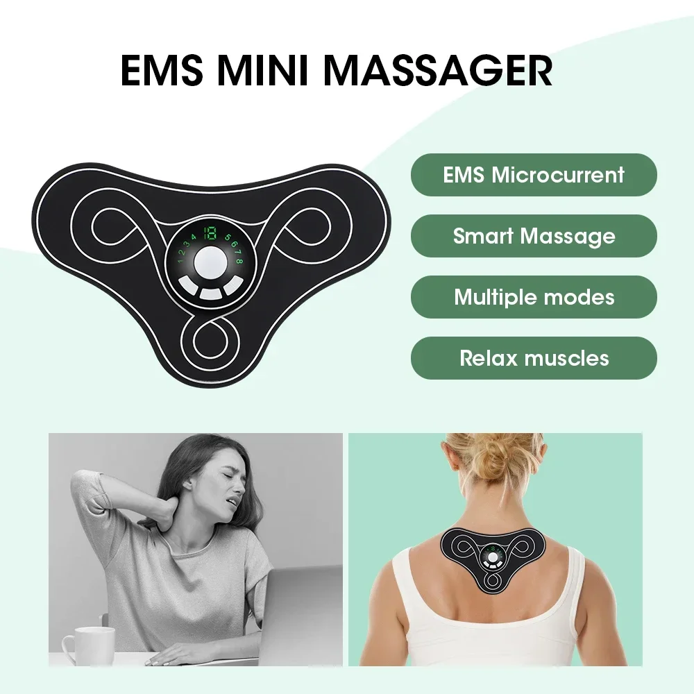 Mini Body Massager Rechargeable Back Shoulder Neck Waist Electric Muscle Stimulator Micro Current Pulse Massager
Mini Body Massager Rechargeable Back Shoulder Neck Waist Electric Muscle Stimulator Micro Current Pulse Massager