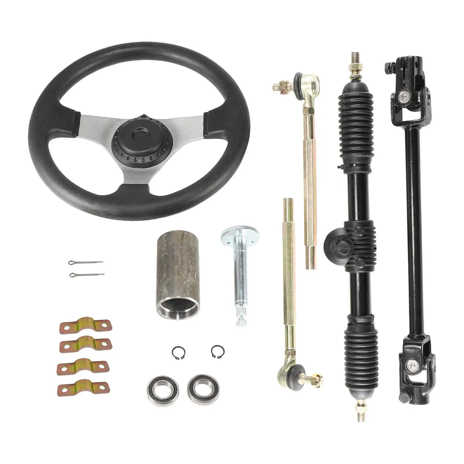 Стальной комплект рулевого колеса 300 мм, запасные части, простая установка, регулируемая шестерня для 110cc Go Kart ATV Quad Buggy
Стальной комплект рулевого колеса 300 мм, запасные части, простая установка, регулируемая шестерня для 110cc Go Kart ATV Quad Buggy