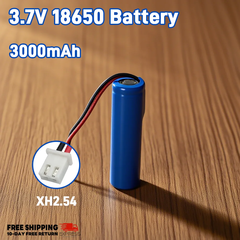 New 18650 Rechargeable Battery 1s1p 3.7 V 3000mAh LED Fishing Light Speaker Bluetooth Emergency Battery DIY Plug in Cable PH2.0
New 18650 Rechargeable Battery 1s1p 3.7 V 3000mAh LED Fishing Light Speaker Bluetooth Emergency Battery DIY Plug in Cable PH2.0