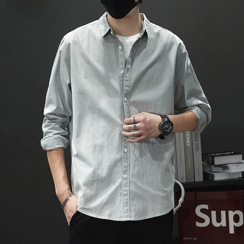 Men's Long Sleeve Cotton Linen Shirt Spring Autumn Casual Style Iron Free Fashion Urban Wear Daily Life Spring Collection
Men's Long Sleeve Cotton Linen Shirt Spring Autumn Casual Style Iron Free Fashion Urban Wear Daily Life Spring Collection