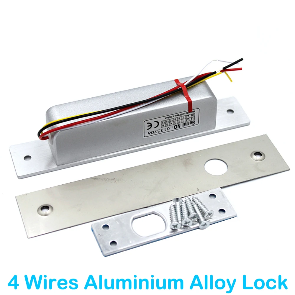 12V Electric Mortise Lock Screws Panel Kit NC Normal Closure Type Metal Electric Magnetic Bolt Lock
12V Electric Mortise Lock Screws Panel Kit NC Normal Closure Type Metal Electric Magnetic Bolt Lock