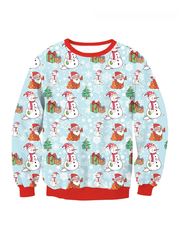 Stylish Green Long Sleeve round Neck 3D Digital Print Sweatshirt Loose Women's T-Shirt for Spring Halloween And Christmas Cou...
Stylish Green Long Sleeve round Neck 3D Digital Print Sweatshirt Loose Women's T-Shirt for Spring Halloween And Christmas Cou...