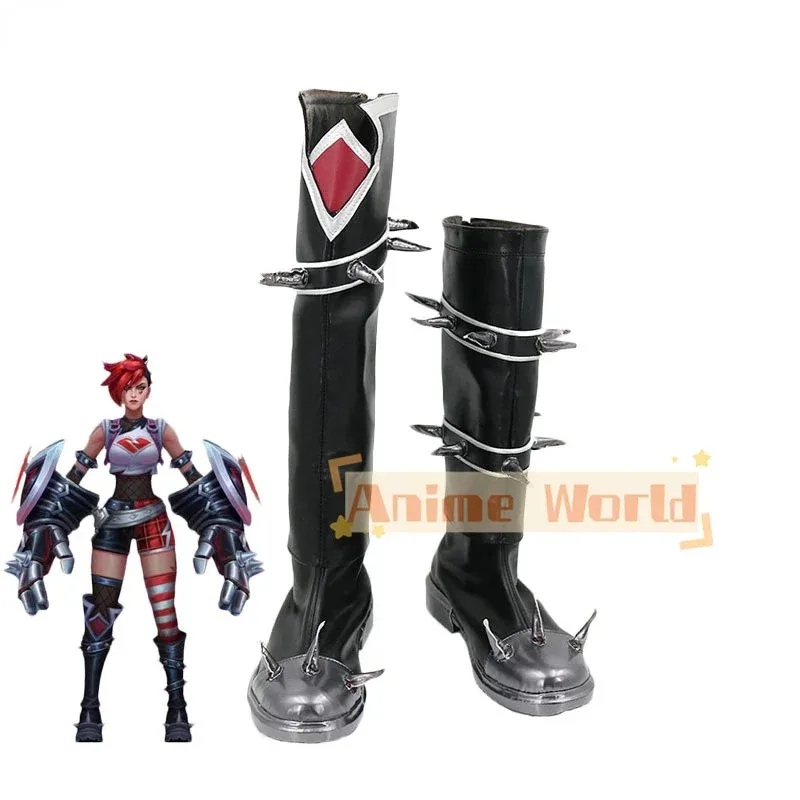 Vi Обувь для косплея День святого Валентина Опора для косплея Хэллоуин Карнавальные ботинки Обувь из искусственной кожи на заказ
Vi Обувь для косплея День святого Валентина Опора для косплея Хэллоуин Карнавальные ботинки Обувь из искусственной кожи на заказ