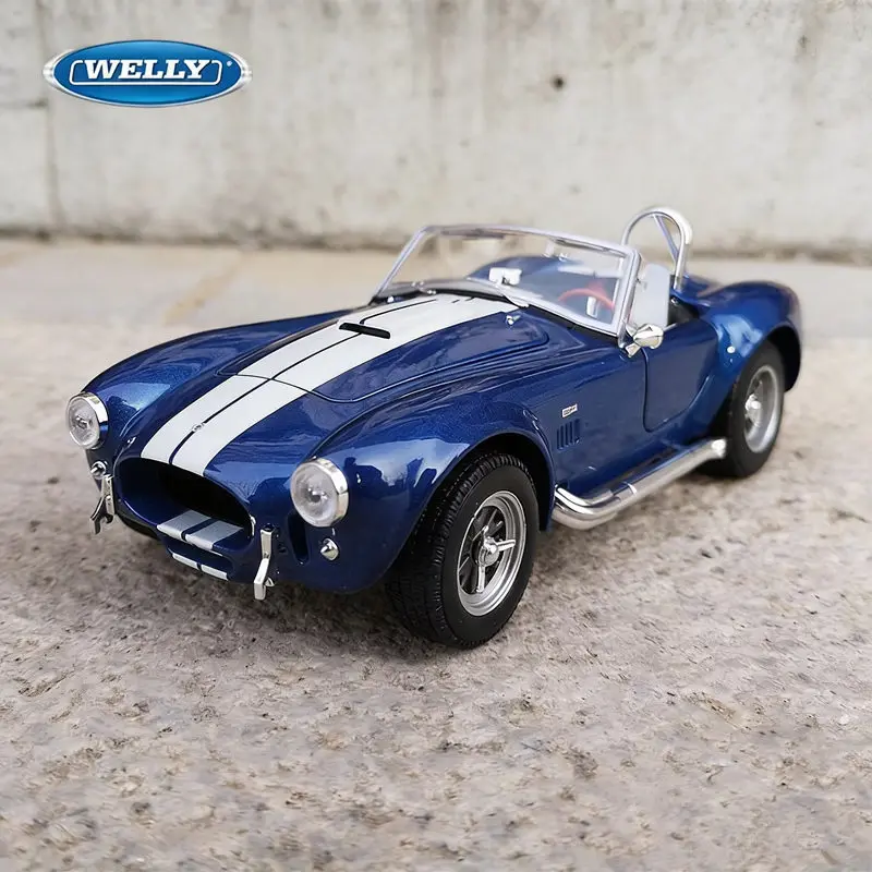 WELLY 1:24 Ford 1965 Shelby Cobra 427 S/C Alloy Sports Car Model Diecast Metal Classic Retro Racing Vehicles Car Model Kids Gift
WELLY 1:24 Ford 1965 Shelby Cobra 427 S/C Alloy Sports Car Model Diecast Metal Classic Retro Racing Vehicles Car Model Kids Gift