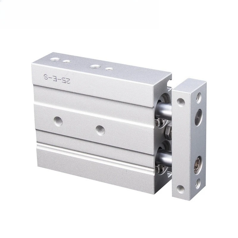 Двухосный цилиндр серии TR TR6/10X10-90S заменяет двухштоковый цилиндр CXSM для точного позиционирования в промышленной автоматизации.
Двухосный цилиндр серии TR TR6/10X10-90S заменяет двухштоковый цилиндр CXSM для точного позиционирования в промышленной автоматизации.